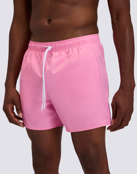MEN'S SHORT SWIMSHORTS WITH ELASTIC WAIST AND PEACHY FABRIC