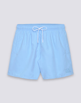 MEN'S SHORT SWIMSHORTS WITH ELASTIC WAIST AND PEACHY FABRIC