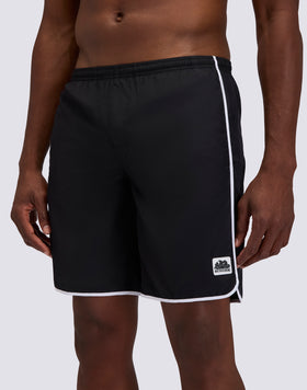 LONG SWIM SHORTS WITH AN ELASTICATED WAISTBAND