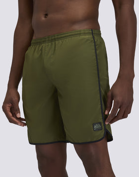 LONG SWIM SHORTS WITH AN ELASTICATED WAISTBAND