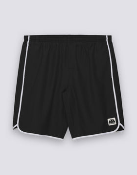 LONG SWIMWEAR WITH ELASTICATED WAIST AND ROUND SIDE SLITS