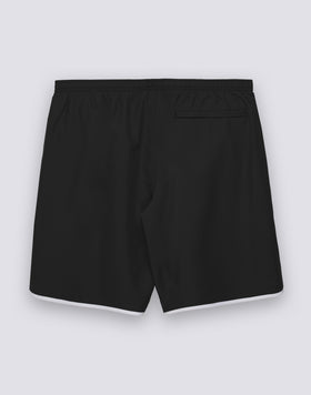LONG SWIMWEAR WITH ELASTICATED WAIST AND ROUND SIDE SLITS