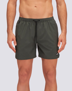 SWIM SHORTS WITH STRETCH FABRIC AND REMOVABLE POUCH