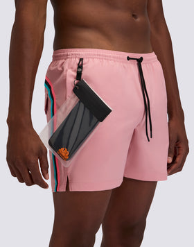 SWIMWEAR WITH STRETCH FABRIC, ELASTICATED WAIST AND REMOVABLE CASE