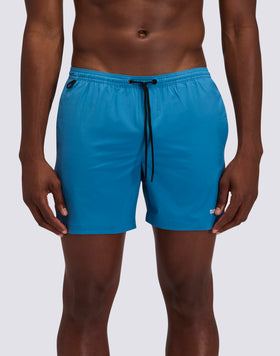 MEN'S SWIMSHORTS WITH STRETCH FABRIC, ELASTICATED WAIST AND REMOVABLE CASE