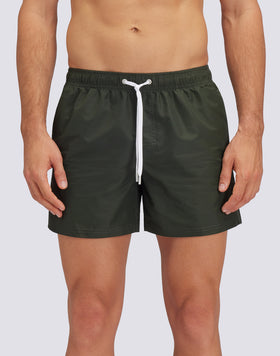 ICONIC TAFFETA ELASTICATED WAIST SHORT SWIMMING SHORTS WITH POCKET