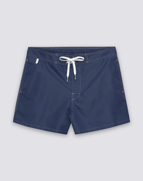 ICONIC TAFFETA SHORT SWIMSHORTS WITH SEMI-ELASTICATED WAIST