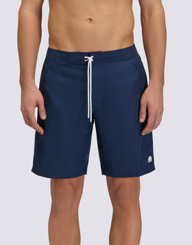MEN'S SEMI-ELASTIC LONG-WAIST SWIMSHORTS IN REPREVE® RECYCLED POLYESTER