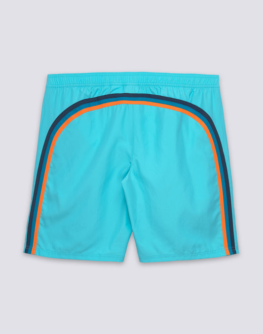 MEN'S SEMI-ELASTIC LONG-WAIST SWIMSUIT IN REPREVE® RECYCLED POLYESTER
