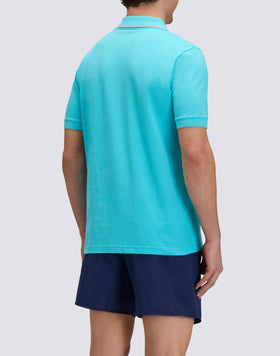 PIMA PIQUÉ COTTON POLO SHIRT WITH EMBROIDERED LOGO