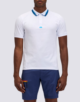 COMBINED PIQUÉ COTTON POLO SHIRT
