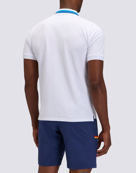COMBINED PIQUÉ COTTON POLO SHIRT