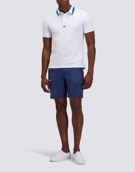COMBINED PIQUÉ COTTON POLO SHIRT