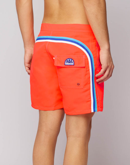 FIXED WAIST MID-LENGTH SWIM SHORTS