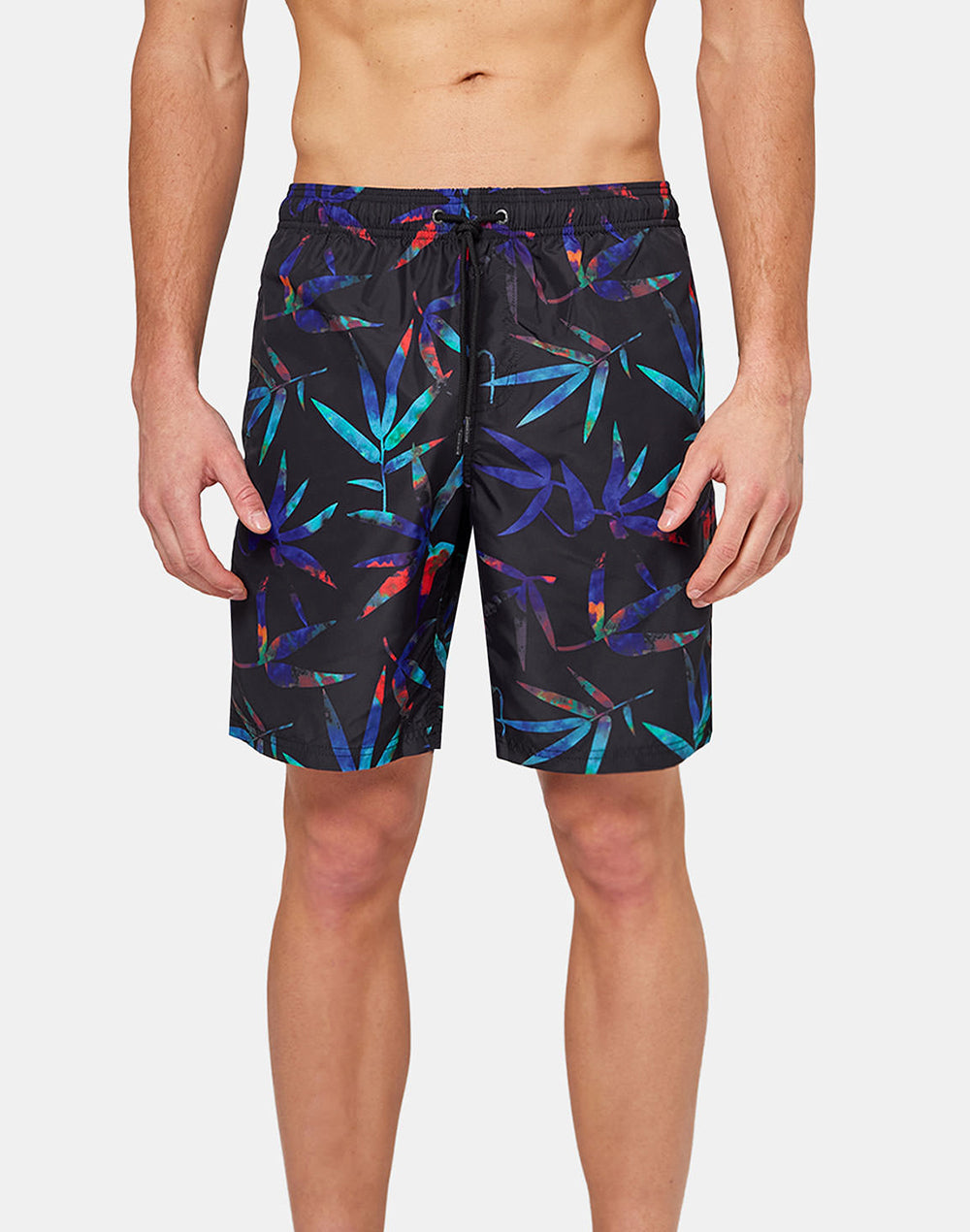 ART BAMBOO PRINTED SWIM TRUNKS