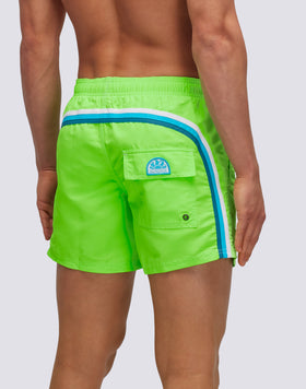 ICONIC TAFFETA SHORT SWIM SHORTS WITH AN ELASTICATED WAISTBAND