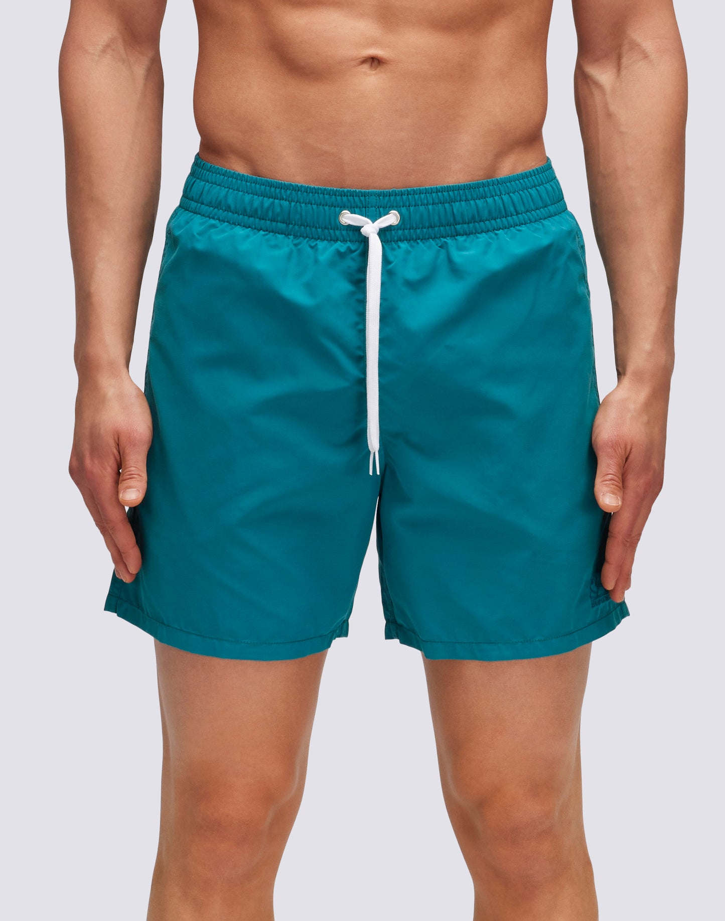 MICROPEACH MID-LENGTH SWIM SHORTS WITH AN ELASTICATED WAISTBAND