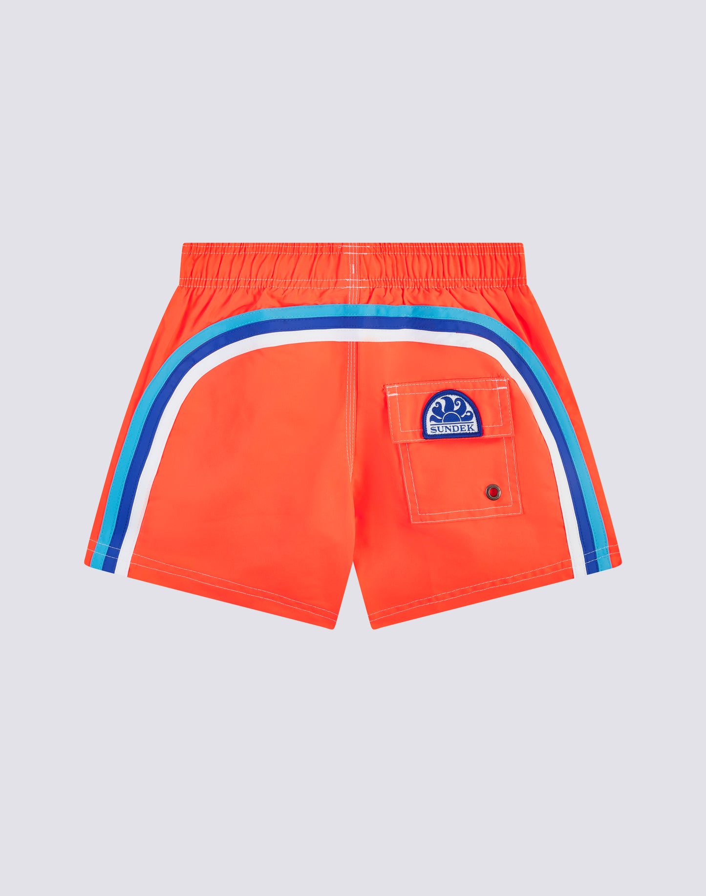 ICONIC TAFFETA STRETCH WAIST SWIM TRUNKS