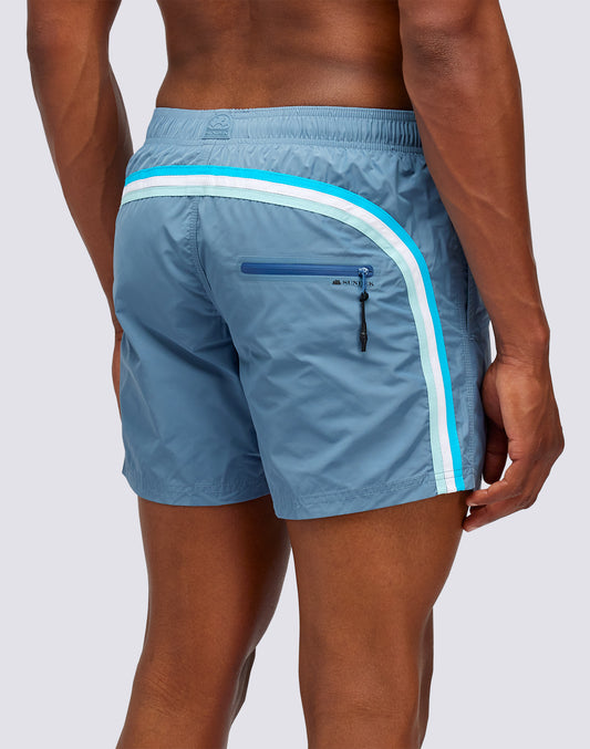 MEMORY SHORT SWIMSHORTS WITH ELASTIC WAIST