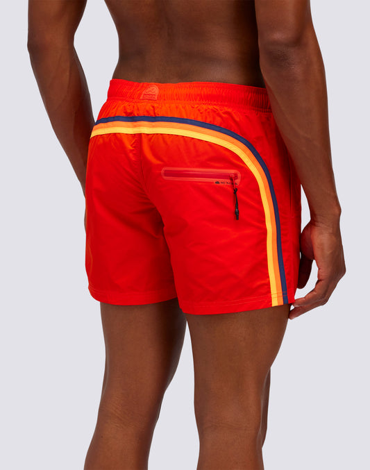 MEMORY SHORT SWIMSHORTS WITH ELASTIC WAIST