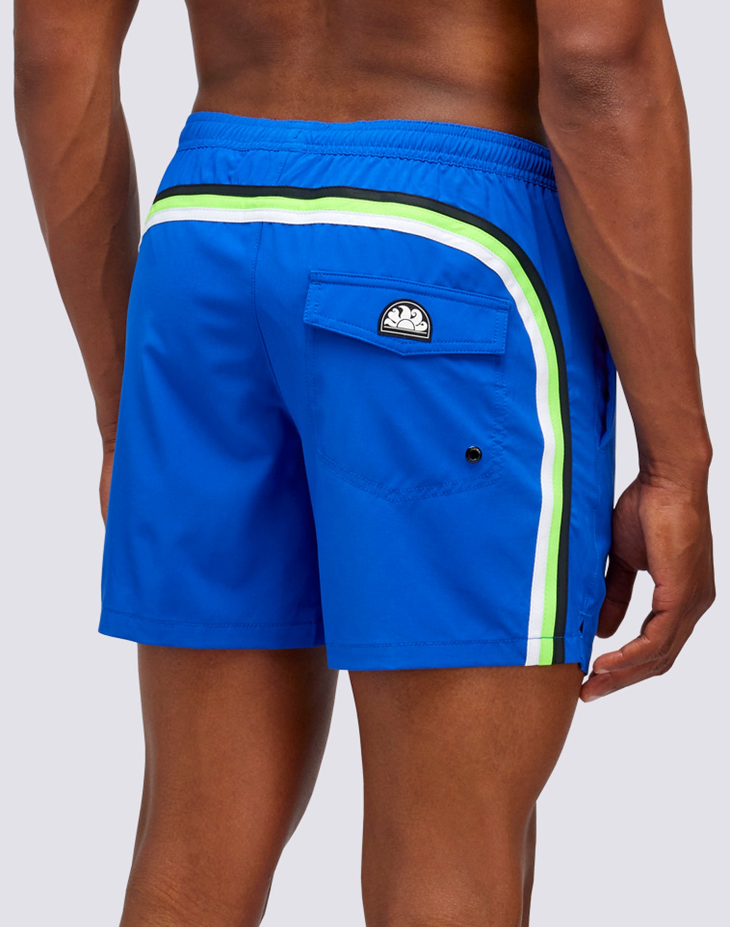 SHORT SWIMSHORTS WITH STRETCH ELASTIC WAIST