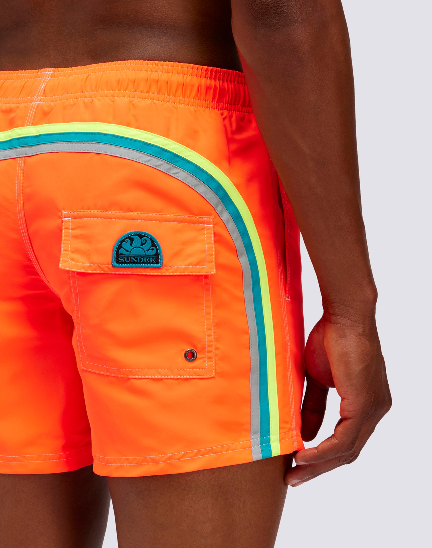 ORANGE FLUO MAN SWIMSHORTS