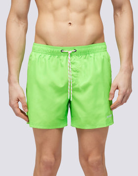 SHORT SWIMSHORTS WITH ELASTIC WAIST IN REPREVE® RECYCLED POLYESTER