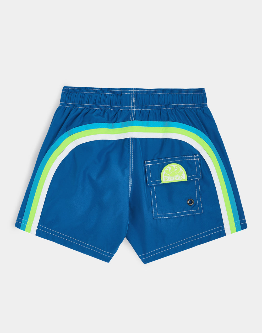 ICONIC TAFFETA STRETCH WAIST SWIM TRUNKS