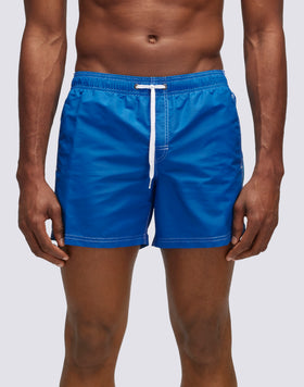 SHORT SWIM SHORTS WITH AN ELASTICATED WAISTBAND