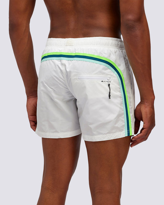 MEMORY SHORT SWIMSHORTS WITH ELASTIC WAIST