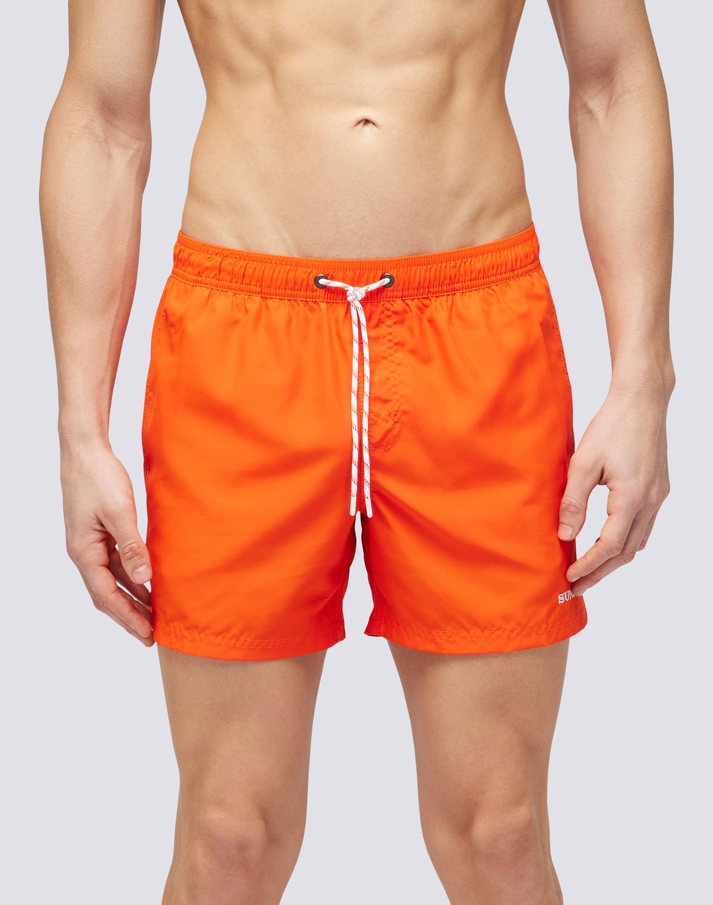 SHORT SWIMSHORTS WITH ELASTIC WAIST IN REPREVE® RECYCLED POLYESTER