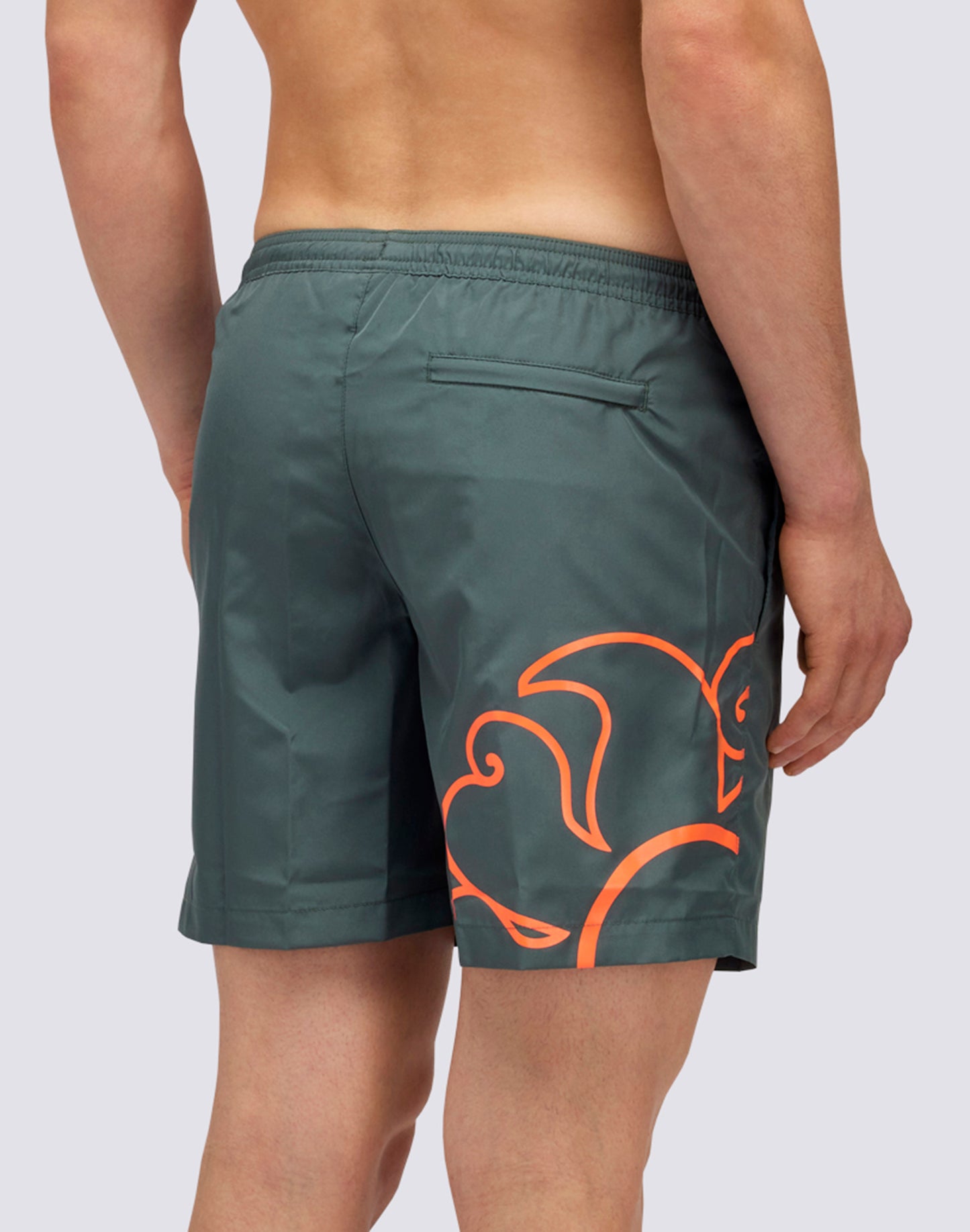 MEDIUM ELASTICATED WAIST LIGHT POLY SWIMSHORTS