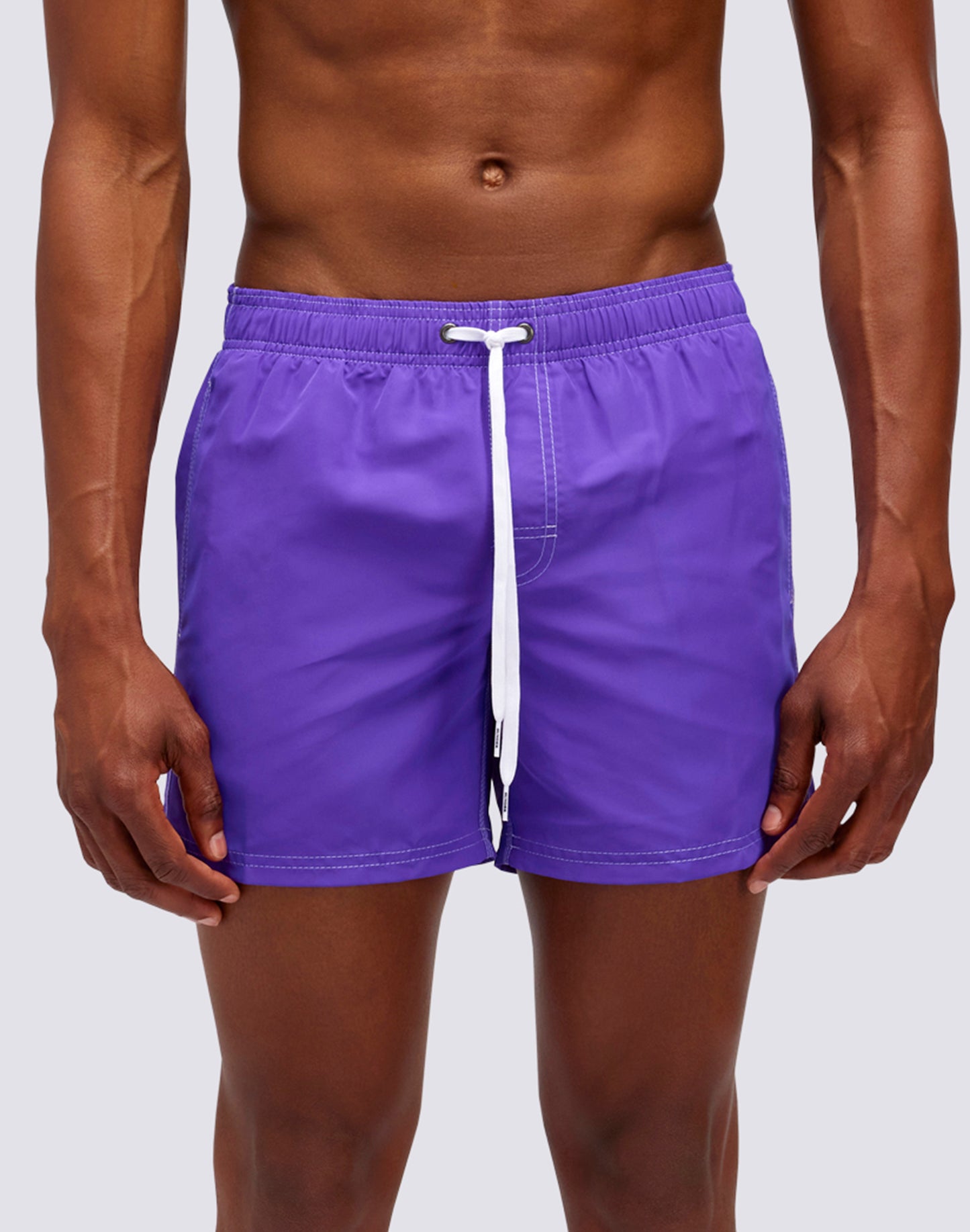 PURPLE FLUO MEN'S SWIMSHORTS