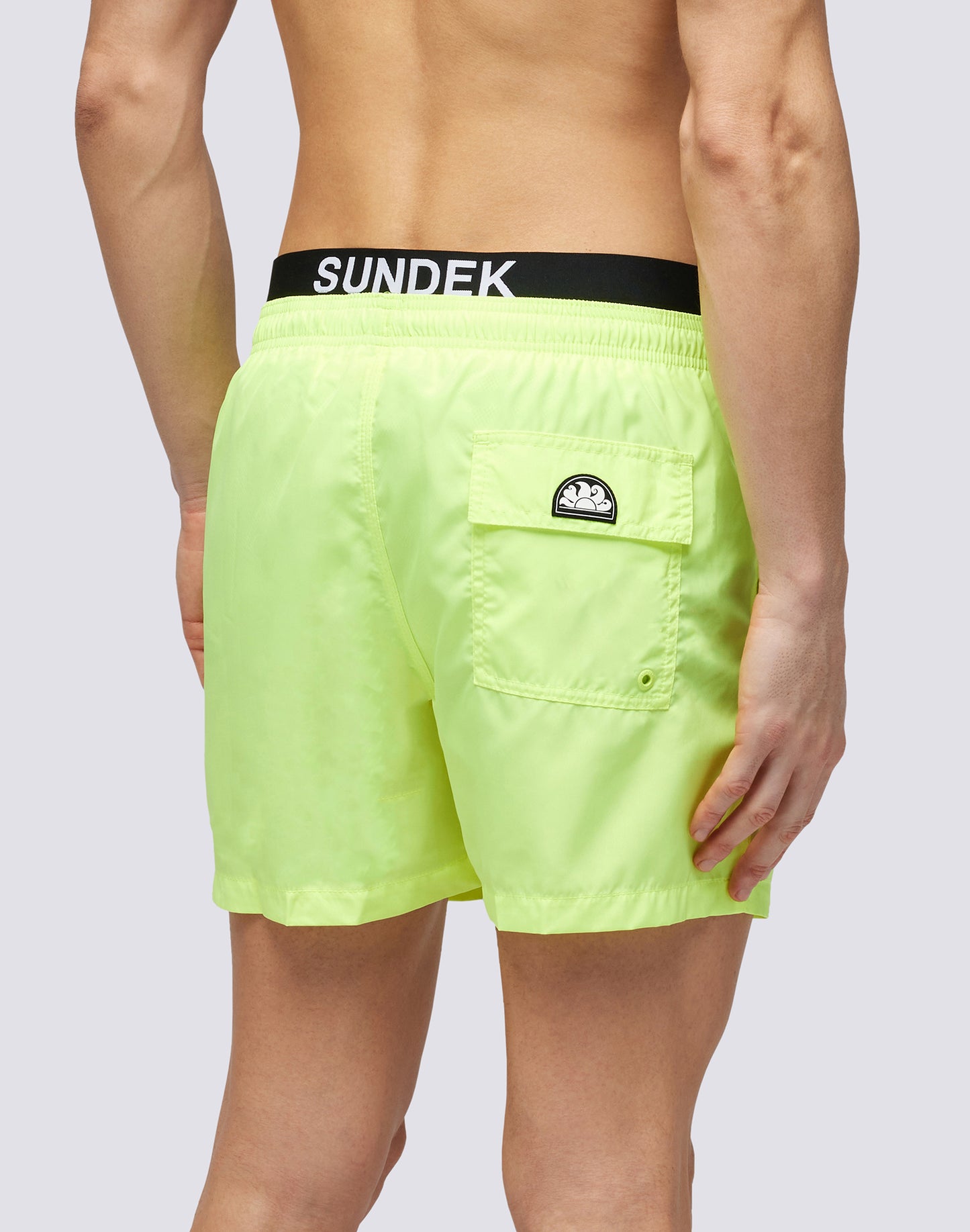 LIGHT POLY SHORT SWIMSHORTS WITH ELASTIC WAIST