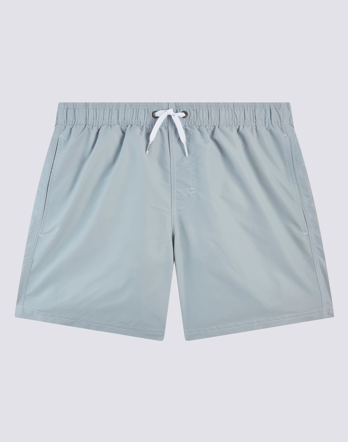 ICONIC TAFFETA STRETCH WAIST SHORT SWIM TRUNKS