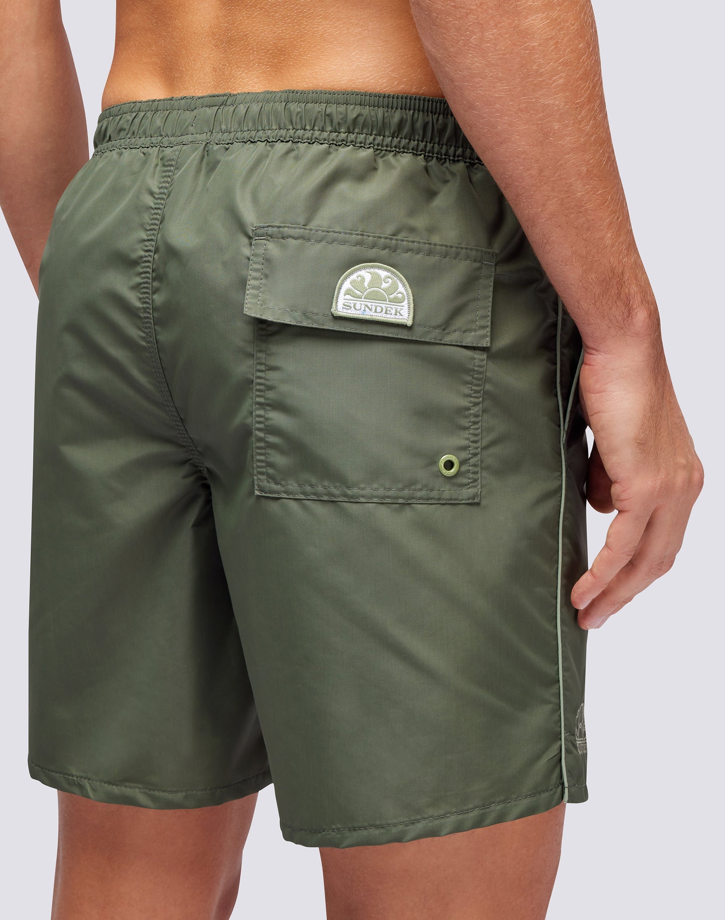 MID LENGTH SWIMSHORTS WITH ELASTICATED WAIST