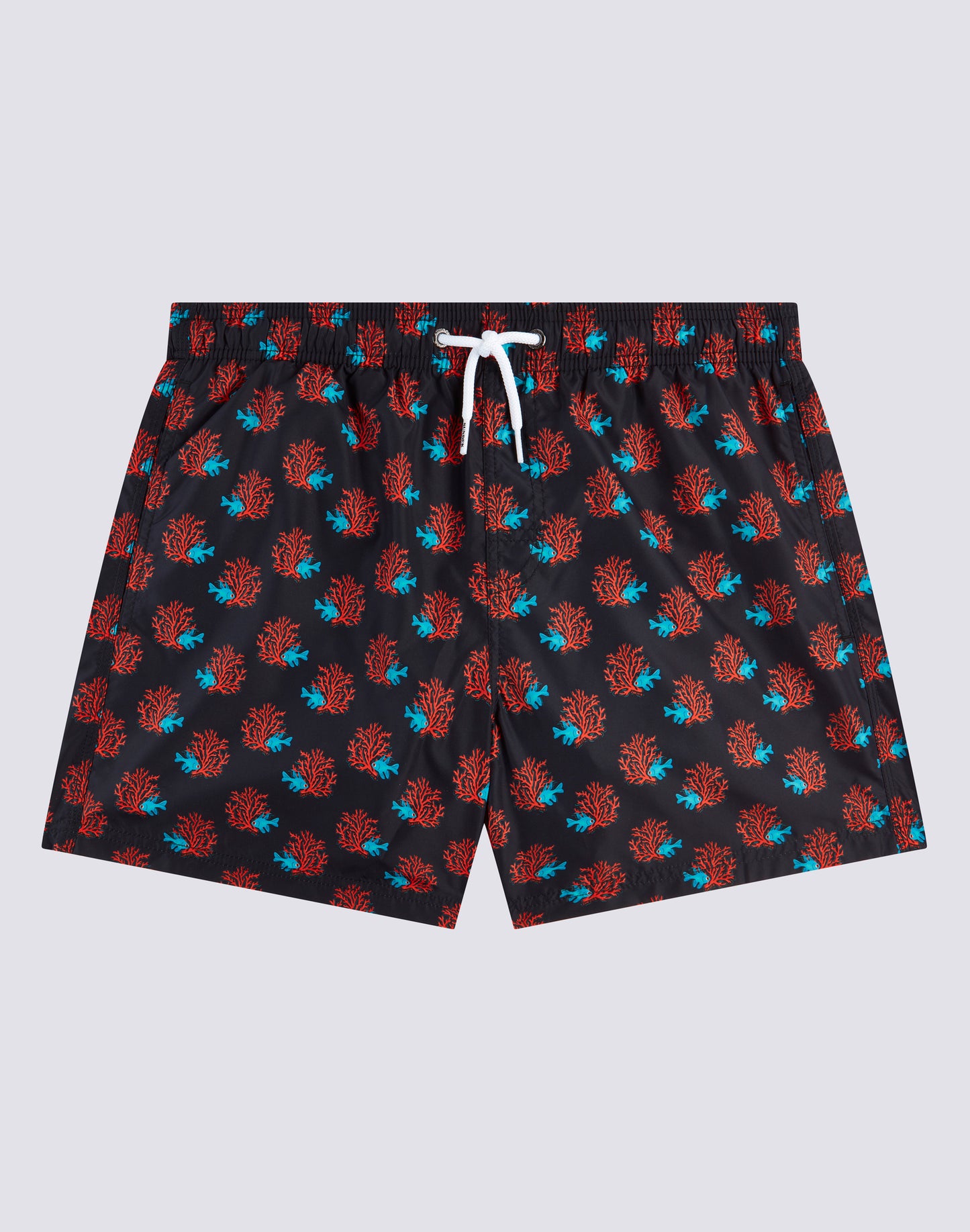 SEABED MICROPRINT ELASTICATED WAIST SHORT SWIMSHORTS