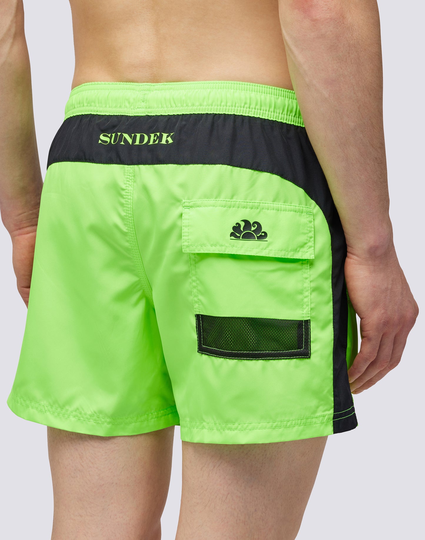 LIGHT POLY SHORT SWIMSHORTS WITH ELASTIC WAIST