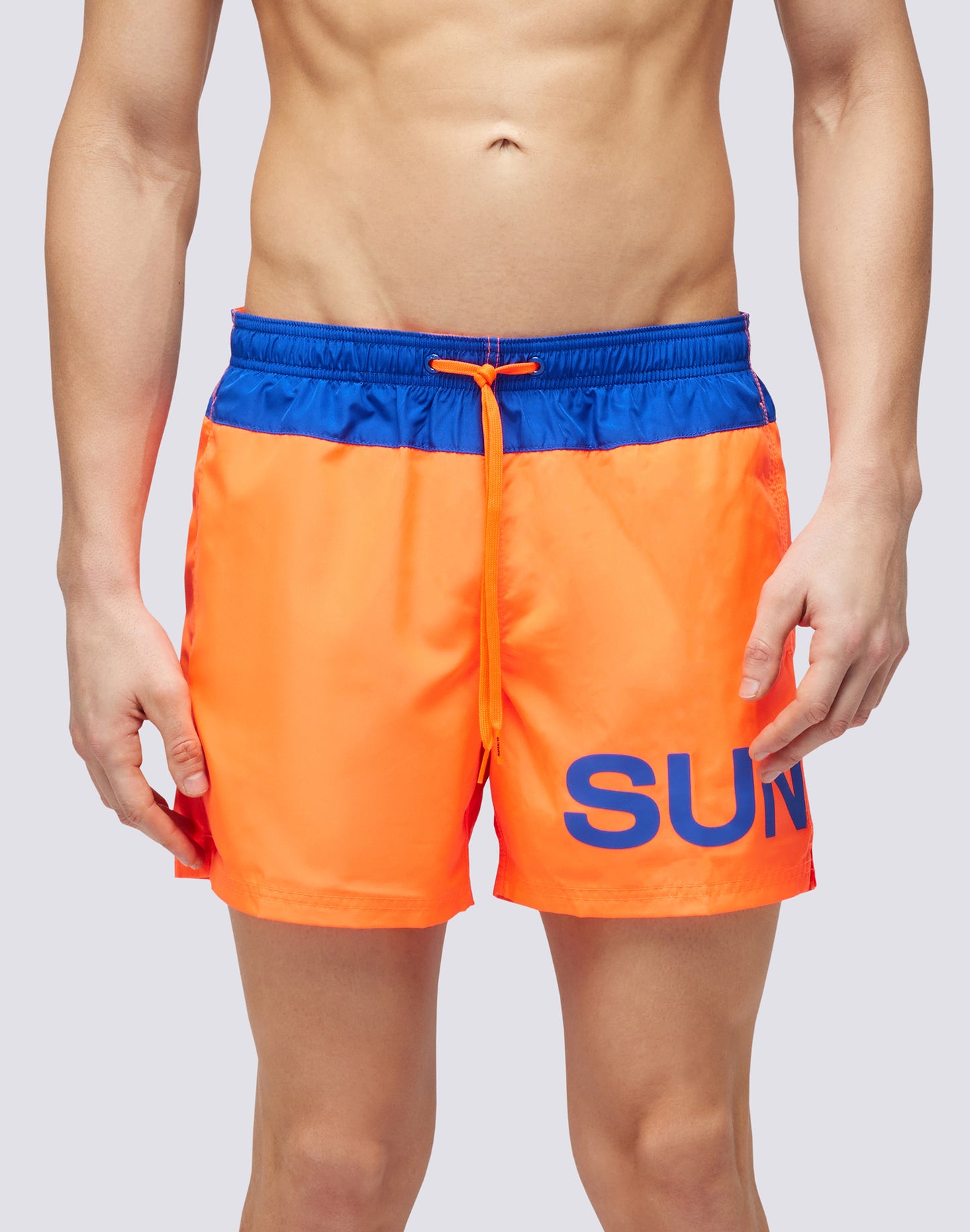 LIGHT POLY SHORT SWIMSHORTS WITH ELASTIC WAIST