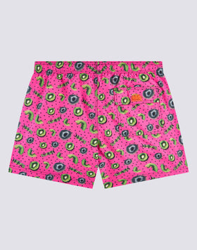 KIWI BOOST MICROPRINT ELASTICATED WAIST SHORT SWIMSHORTS