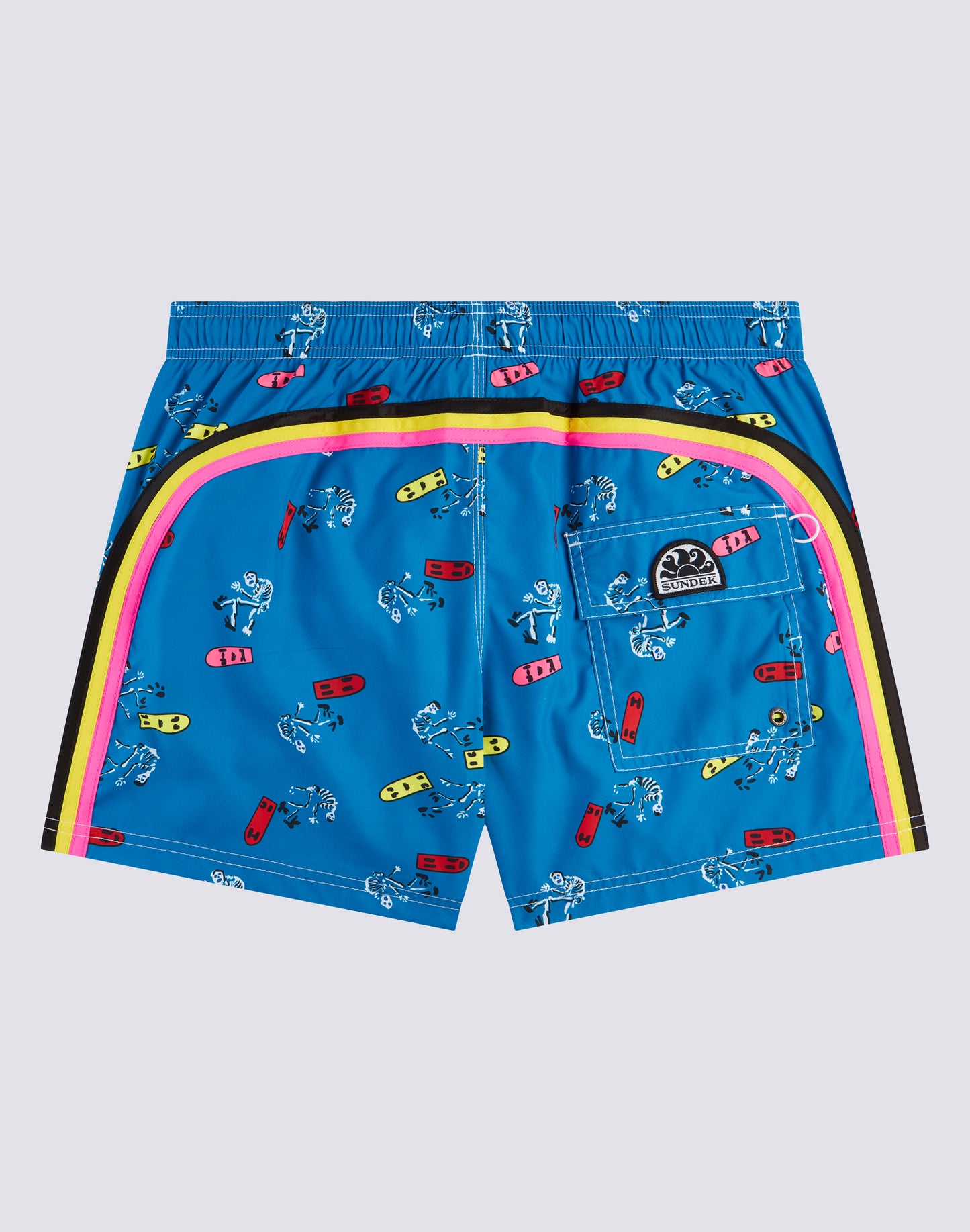 SWIM SHORTS PRINT SKELETON OLLIE REPREVE®