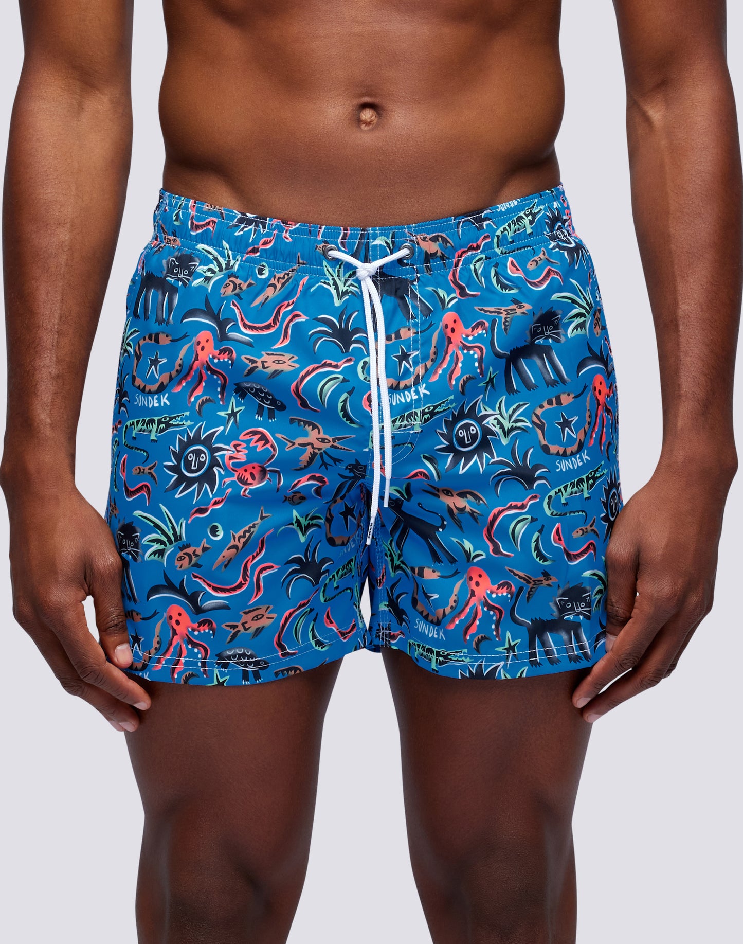 SWIM SHORTS PRINT SAFARI SURPRISE REPREVE®