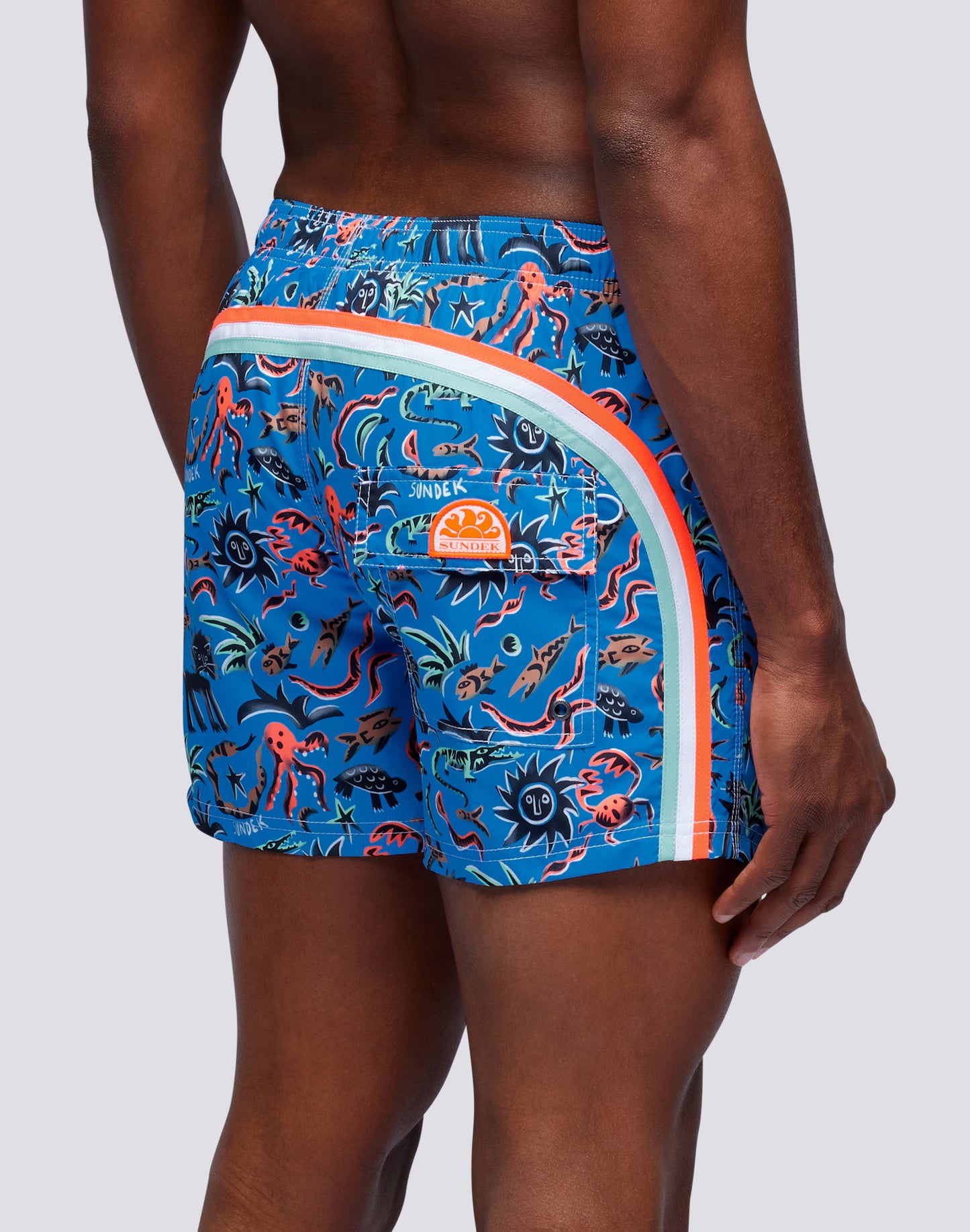 SWIM SHORTS PRINT SAFARI SURPRISE REPREVE®