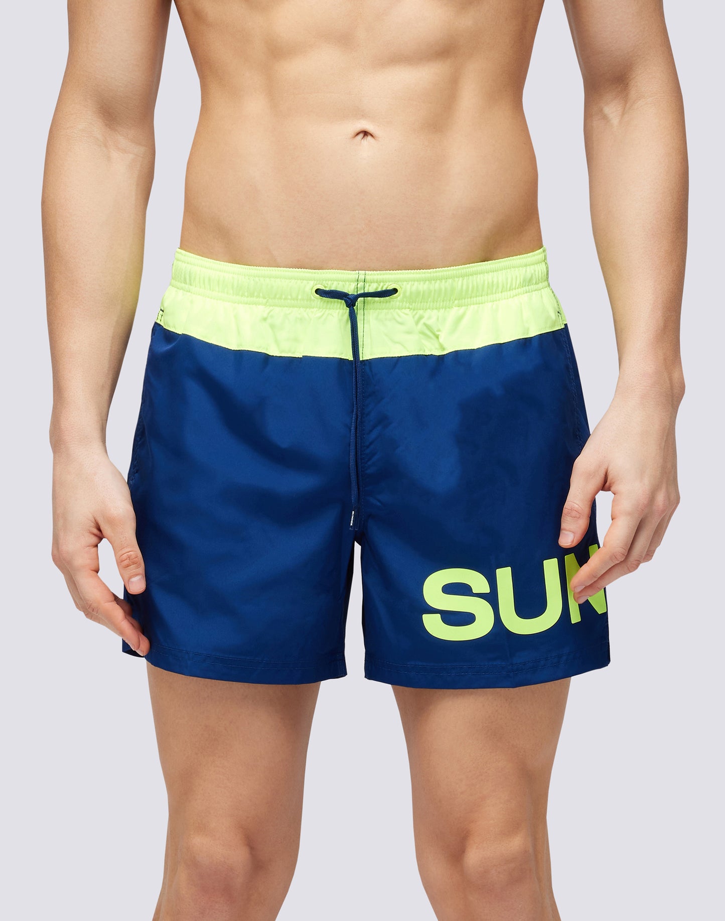 LIGHT POLY SHORT SWIMSHORTS WITH ELASTIC WAIST