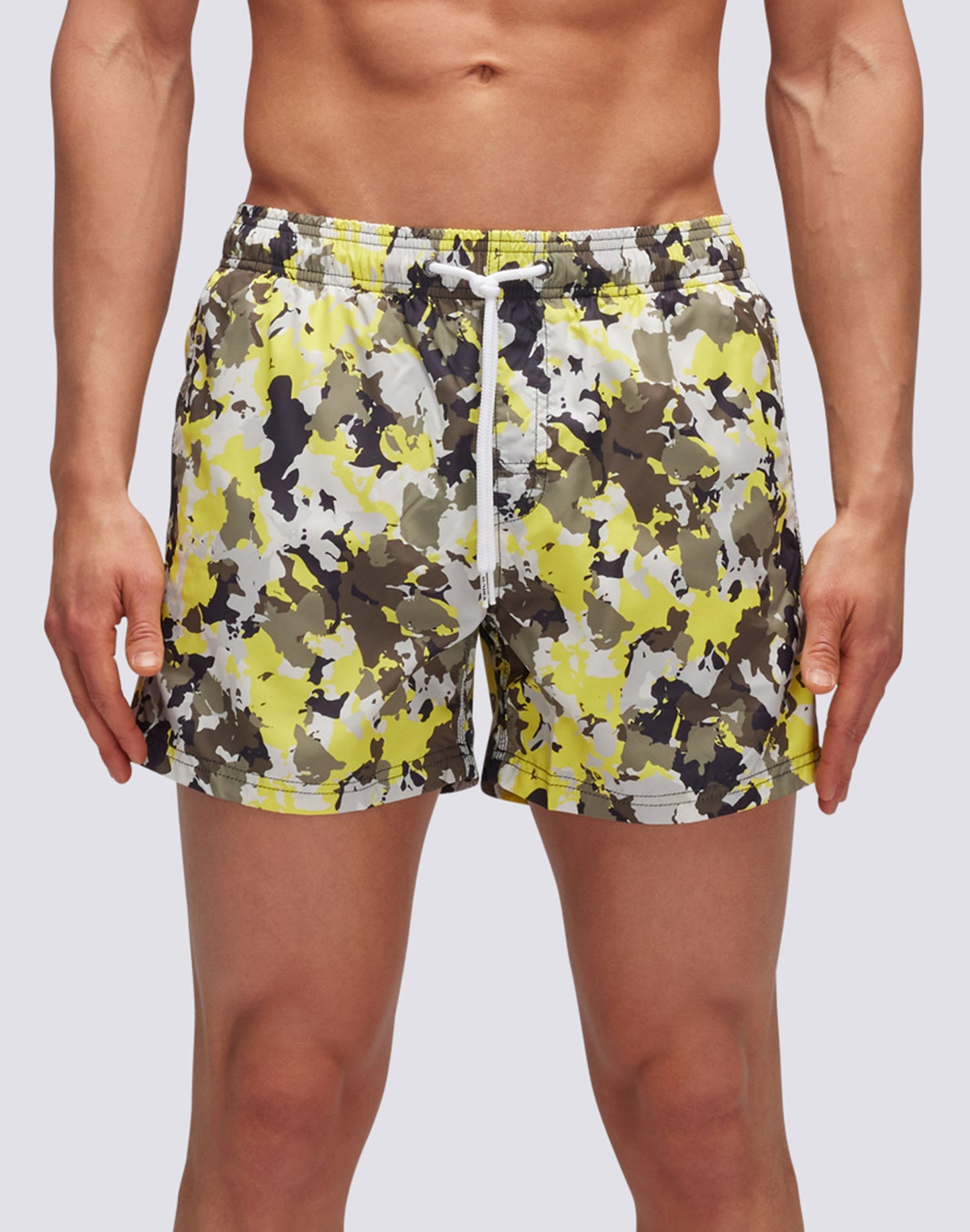 OCEAN CAMO PRINT SWIMSHORTS