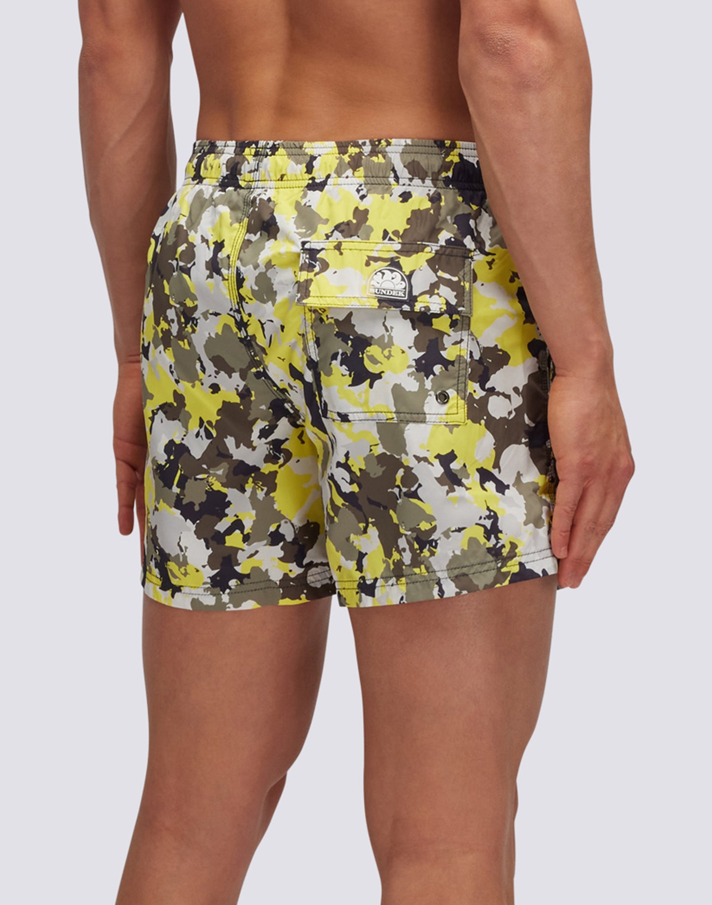 OCEAN CAMO PRINT SWIMSHORTS