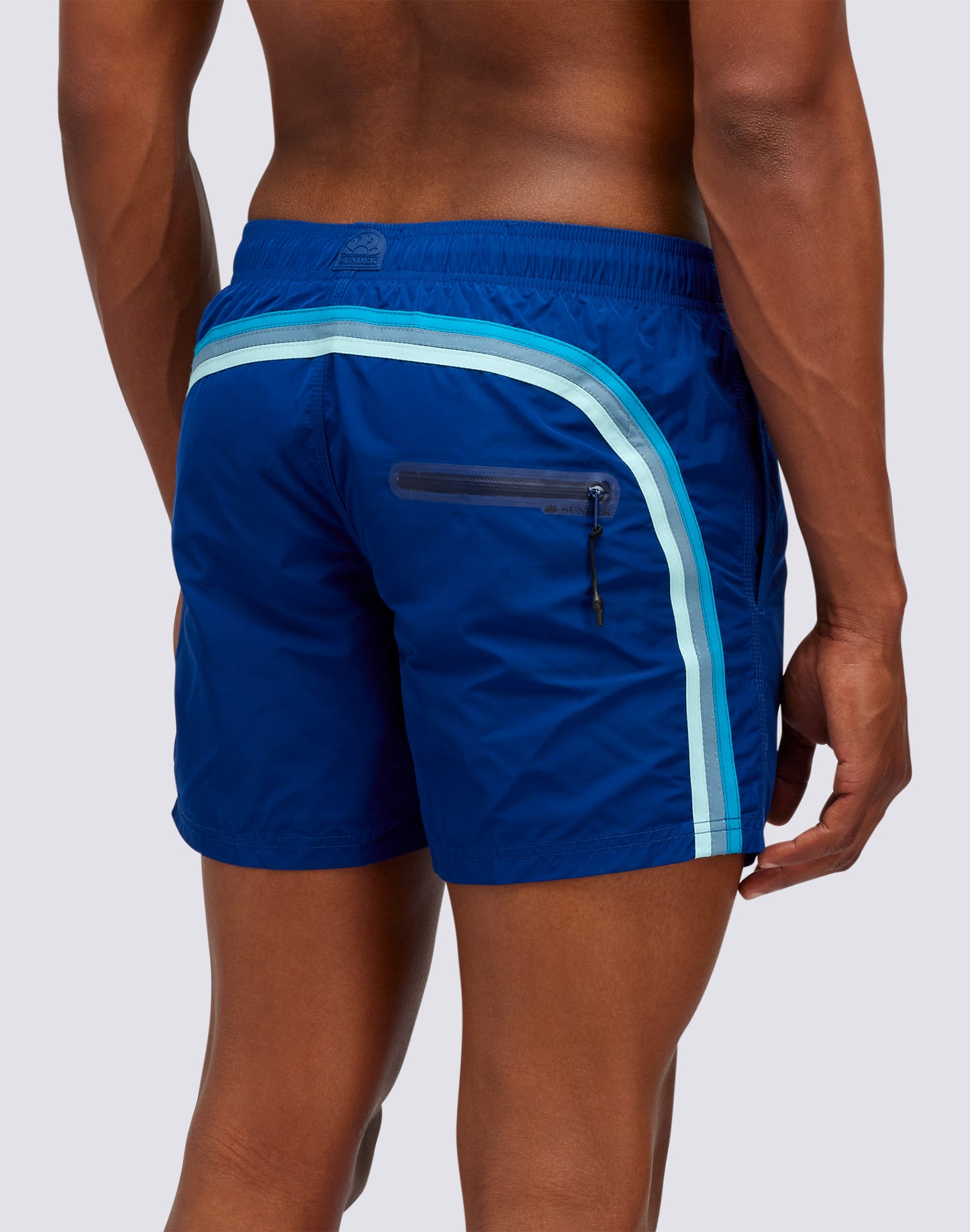 MEMORY SHORT SWIMSHORTS WITH ELASTIC WAIST