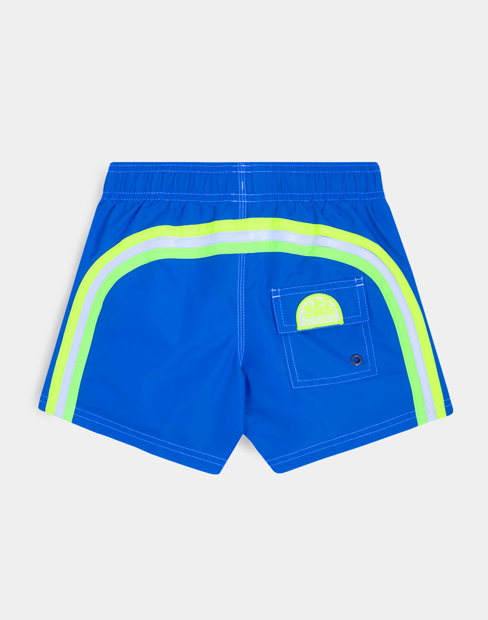 ICONIC TAFFETA STRETCH WAIST SWIM TRUNKS