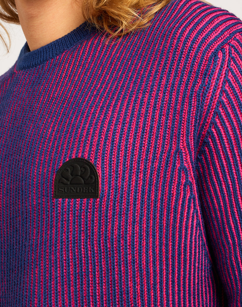 MERINO WOOL MOULINÉ SWEATER