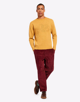 CREW NECK JUMPER WITH LOGO